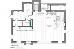 План возводимых перегородок 1этаж